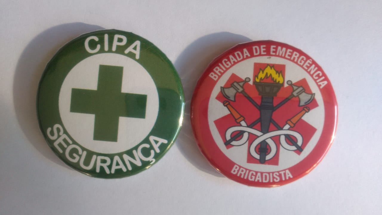 Bottons CIPA e Bottons para Brigadistas